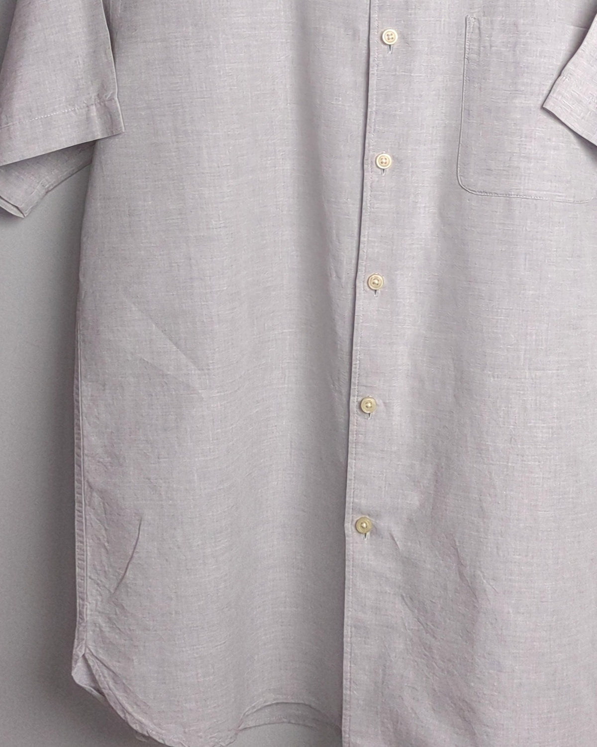 Uniqlo Gray Mandarin Shirt