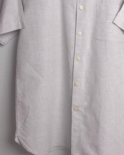 Uniqlo Gray Mandarin Shirt