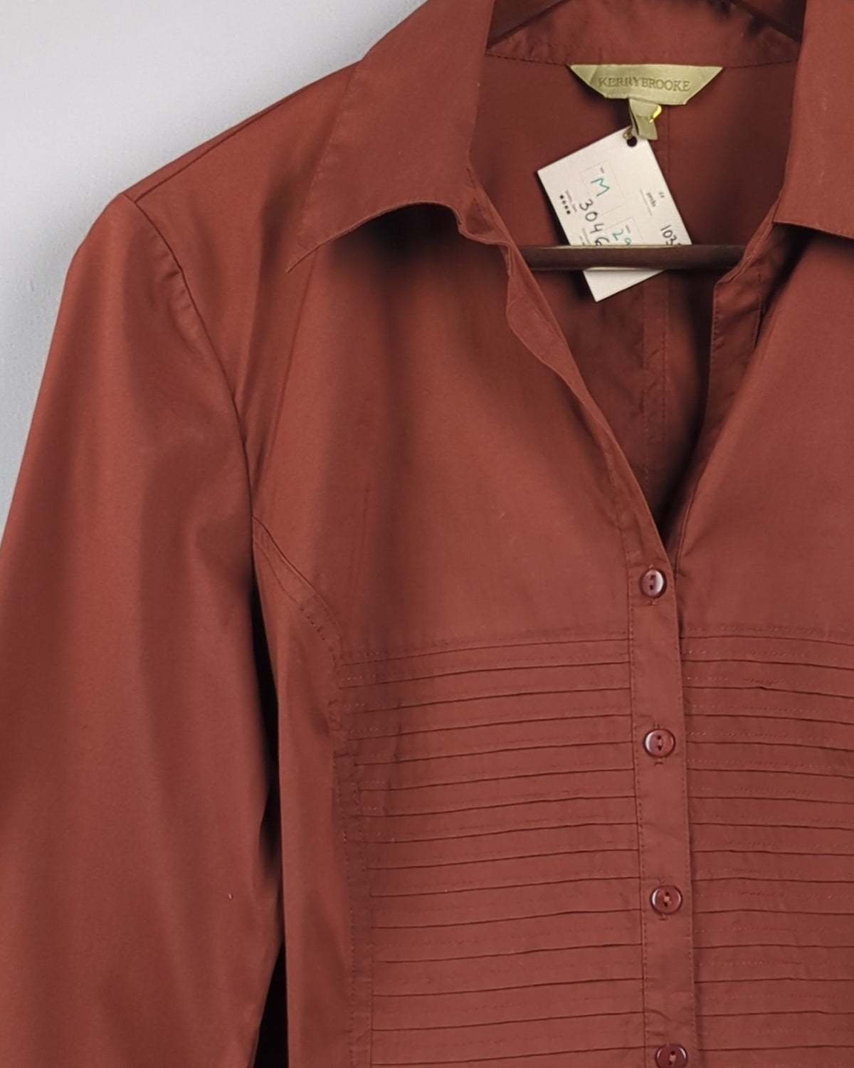 Brown Button-Down Shirt