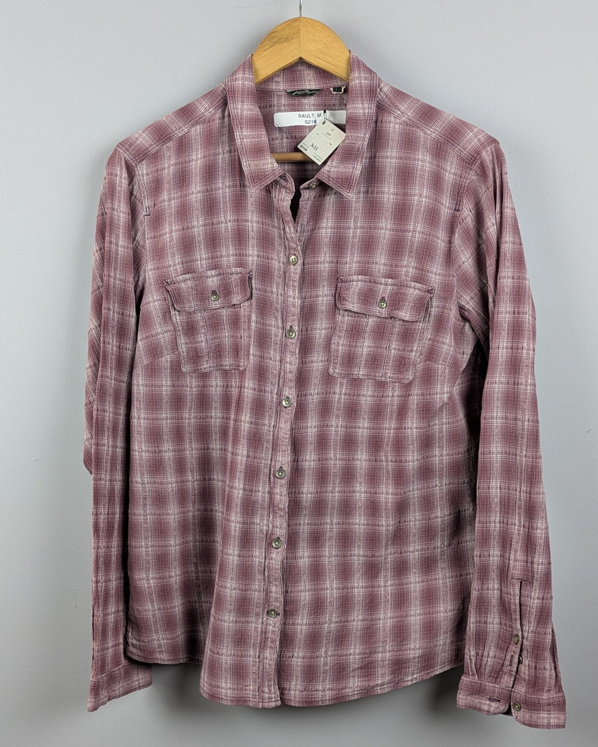 Wine Plaid Shirt