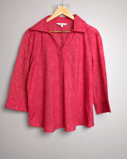 Tradition Country Collection Pink Floral Shirt