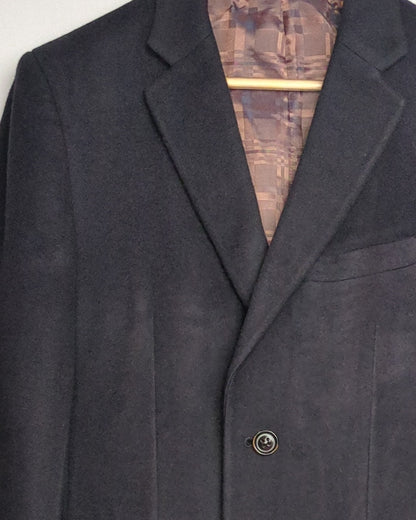Basso Homme Black Woolen Blazer