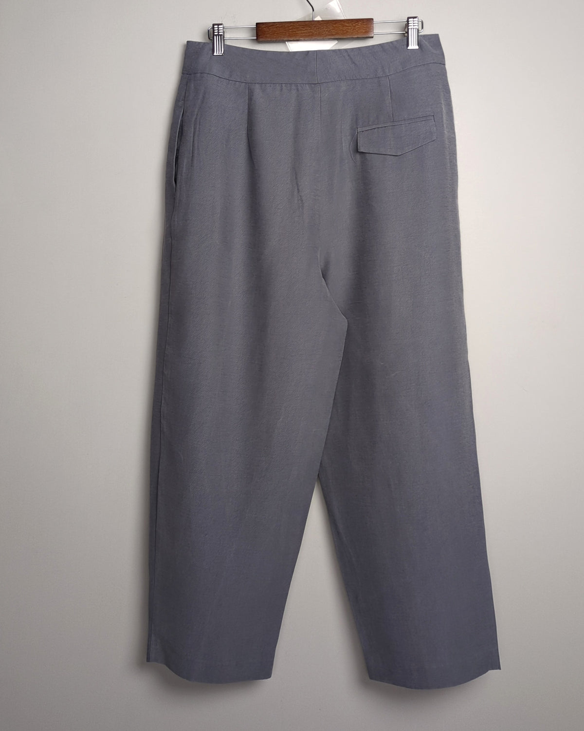 Zara Gray Pleated Trousers