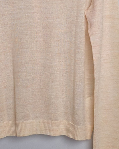 Mango Beige Floral Cardigan