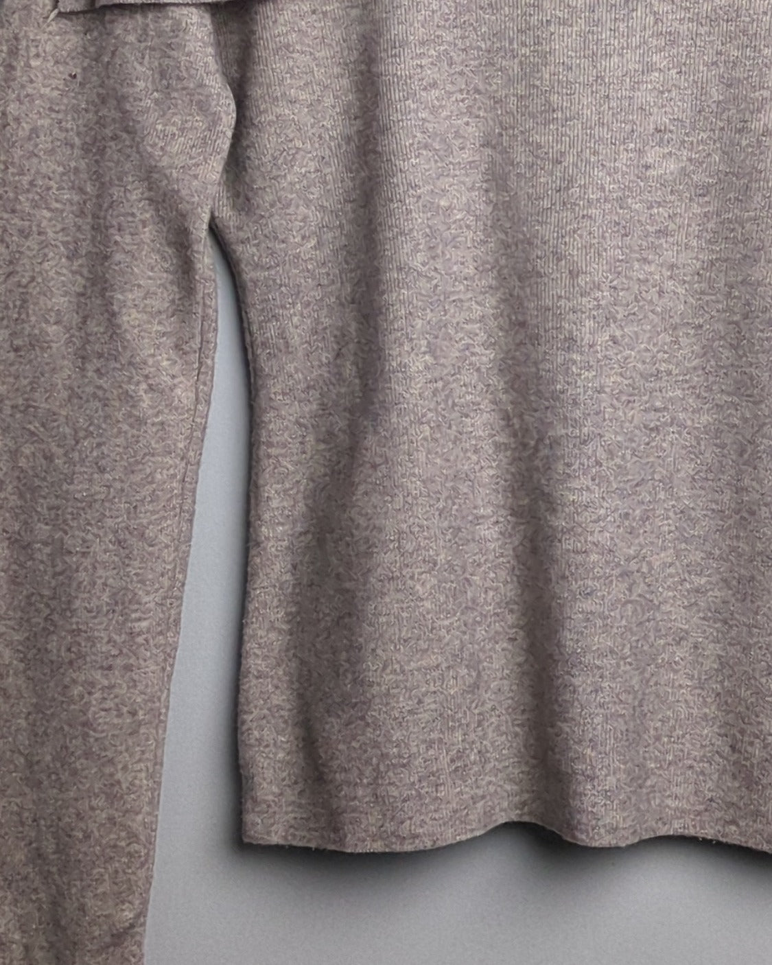 Beige Folded Sweater