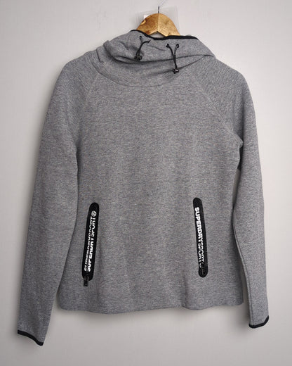 Superdry Gray Hooded Sweatshirt