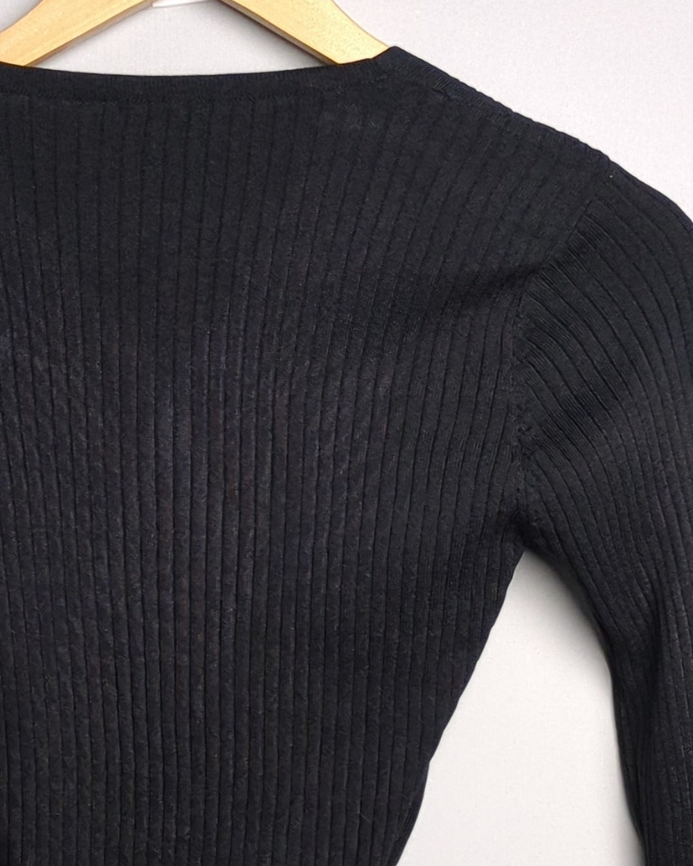 Black Wrap Top
