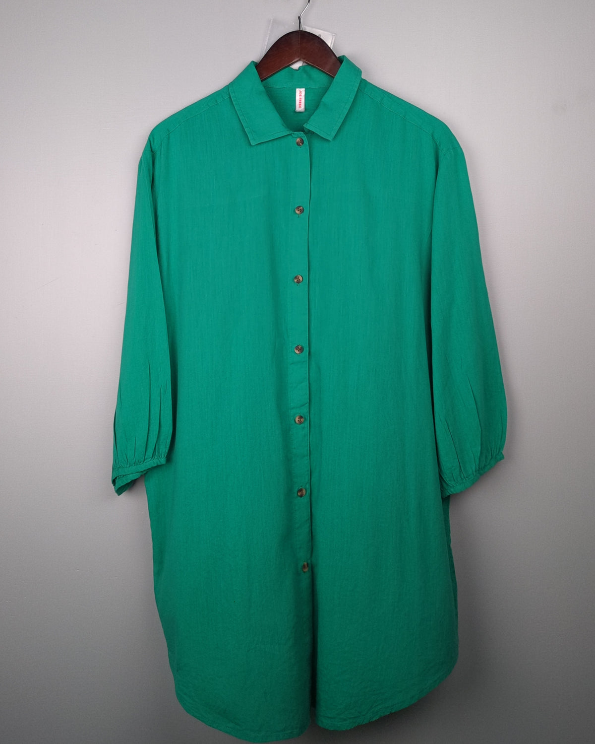 Joe Fresh Green Button-Down Shirt