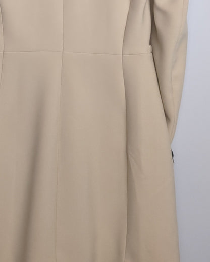 Zara Beige Longline Blazer