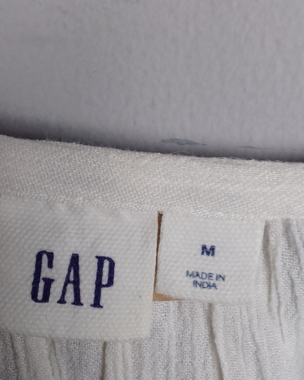 Gap White Embroidered Blouse