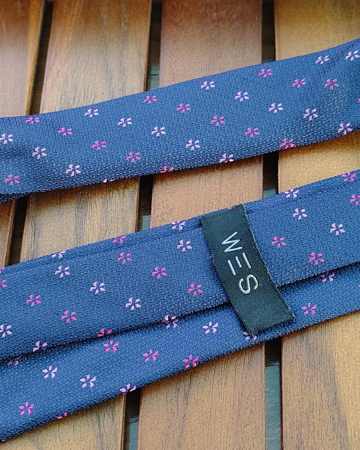 Westside Blue Floral Necktie