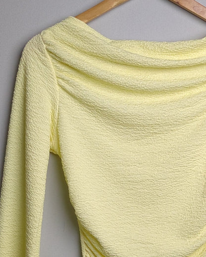 Littlebox Beige Ruched Top