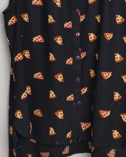 Bewakoof Black Pizza Shirt