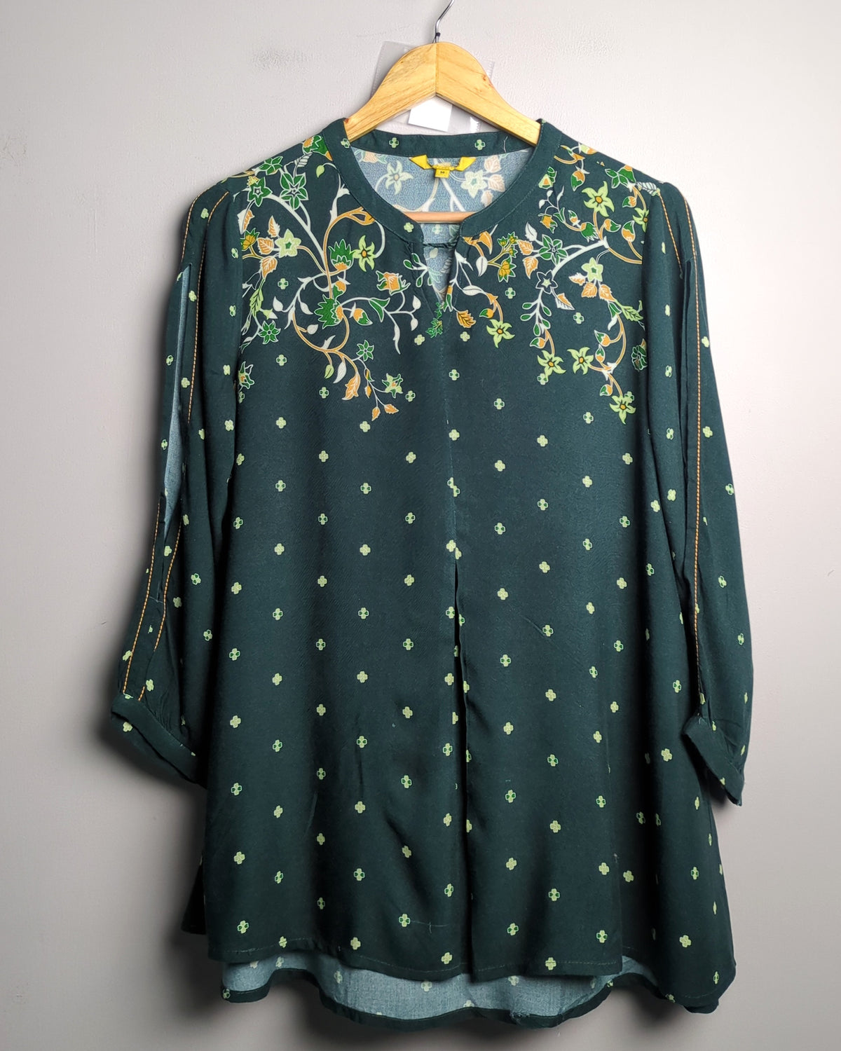 Green Floral Tunic