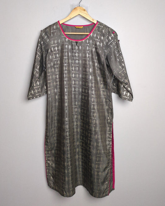 Aurelia Gray Printed Kurta