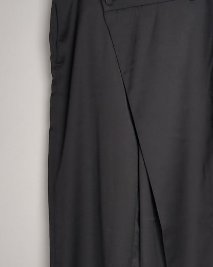 Freakins Black Wrap Trousers