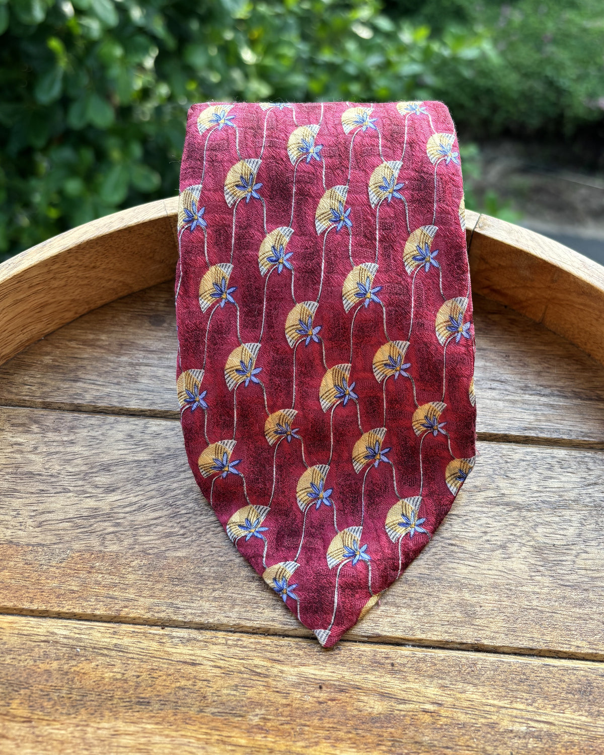 Robert Talbott Wine Printed Necktie