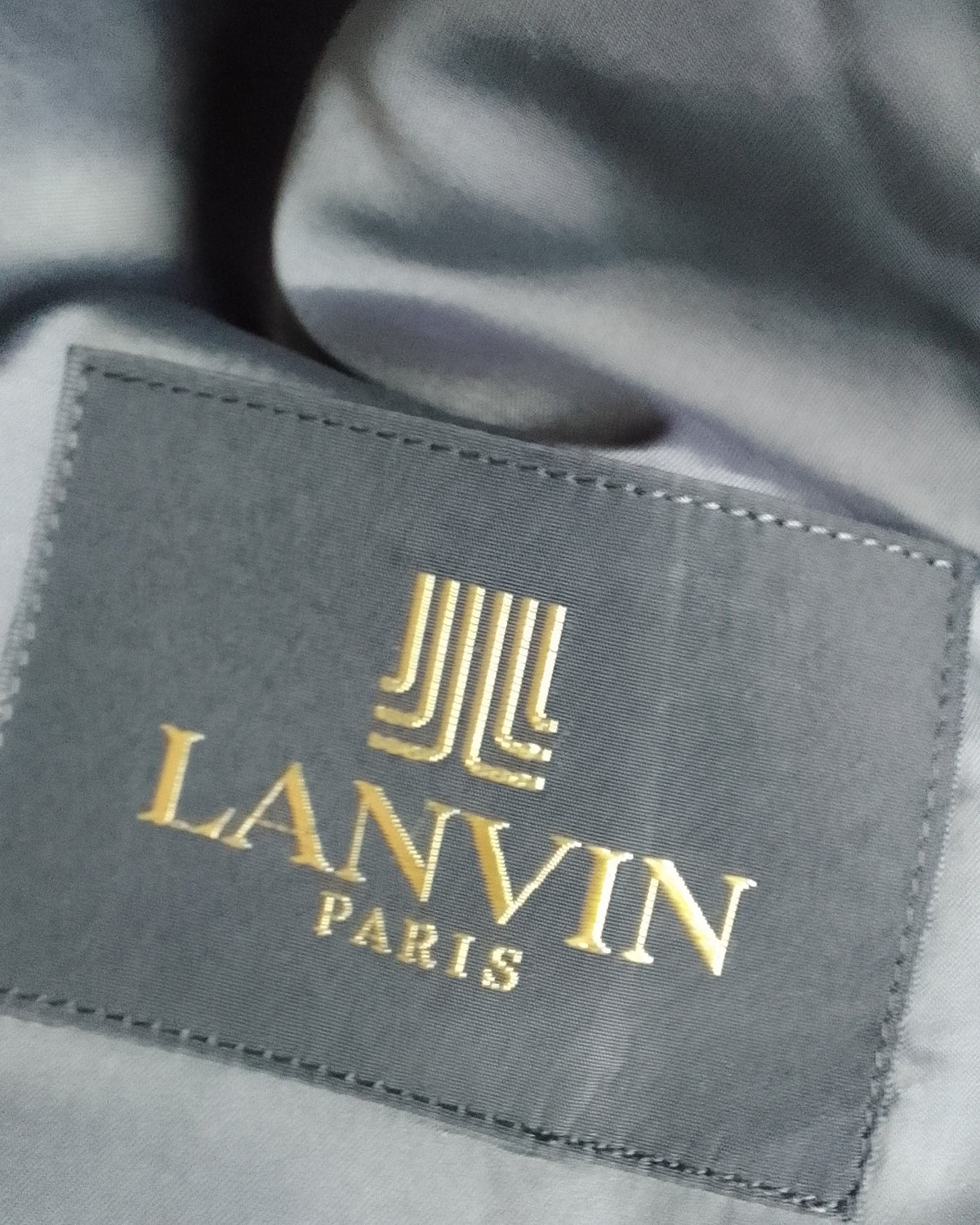 Lanvin Paris Gray Tweed Blazer