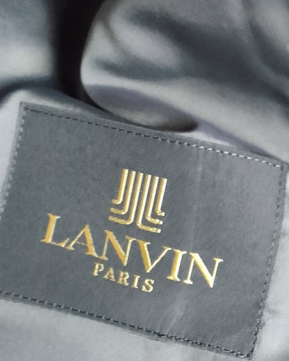 Lanvin Paris Gray Tweed Blazer