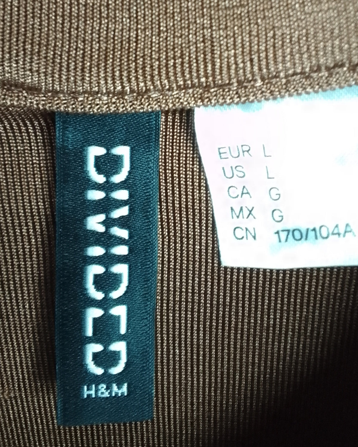 Divided H&M Brown Collared Shirt