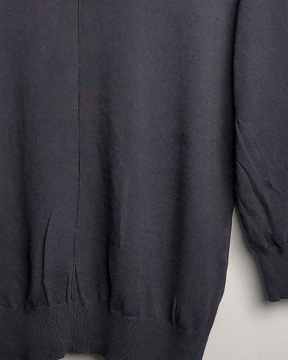 Black Button Sweater