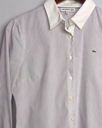 Lacoste White Button-Down Shirt