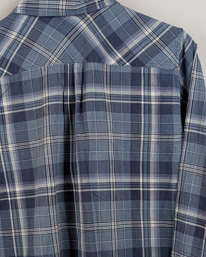 Blue Plaid Shirt