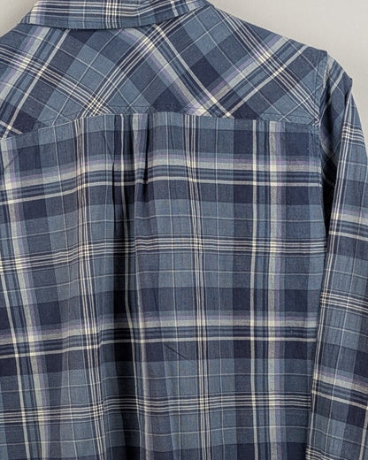 Blue Plaid Shirt