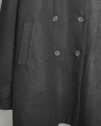 Wonder Wonder Black Peacoat Jacket