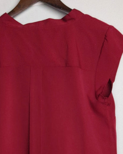Wardrobe Red Sleeveless Blouse