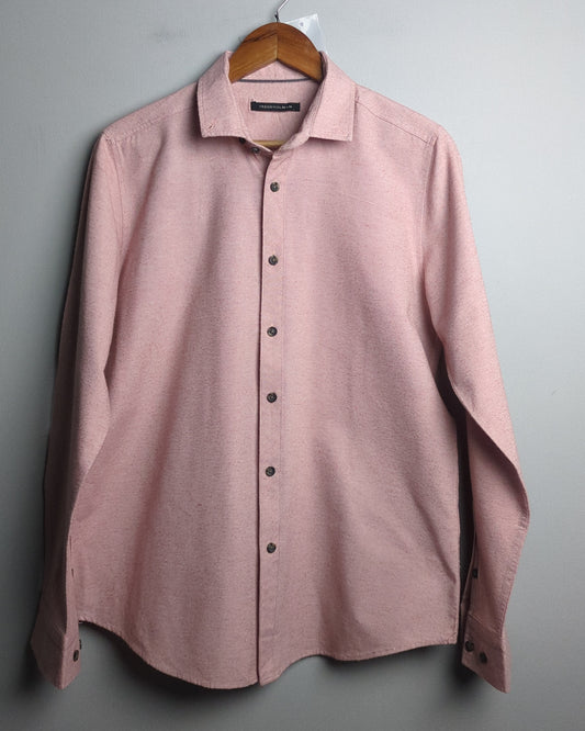 Trendyol Man Pink Button-Down Shirt