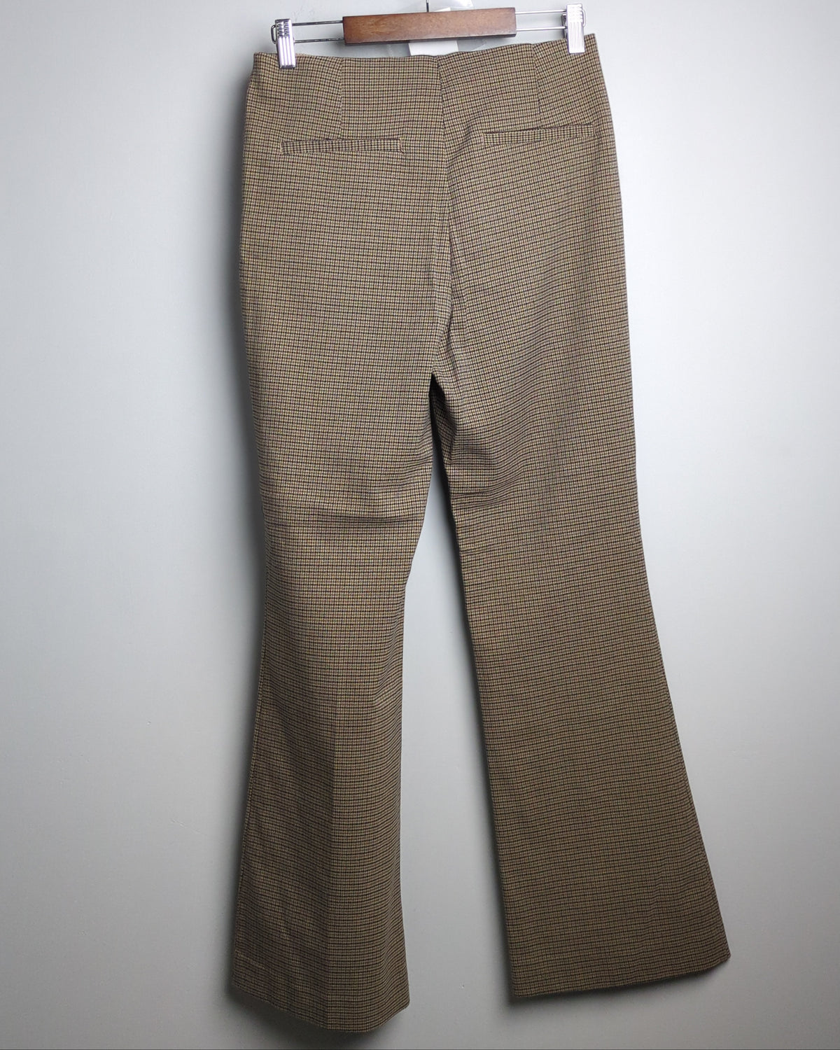 H&M Brown Checkered Trousers