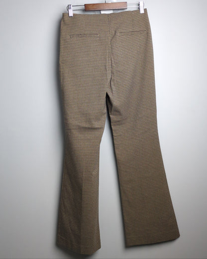 H&M Brown Checkered Trousers