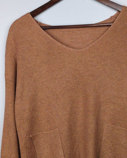 Brown Knitted Tunic