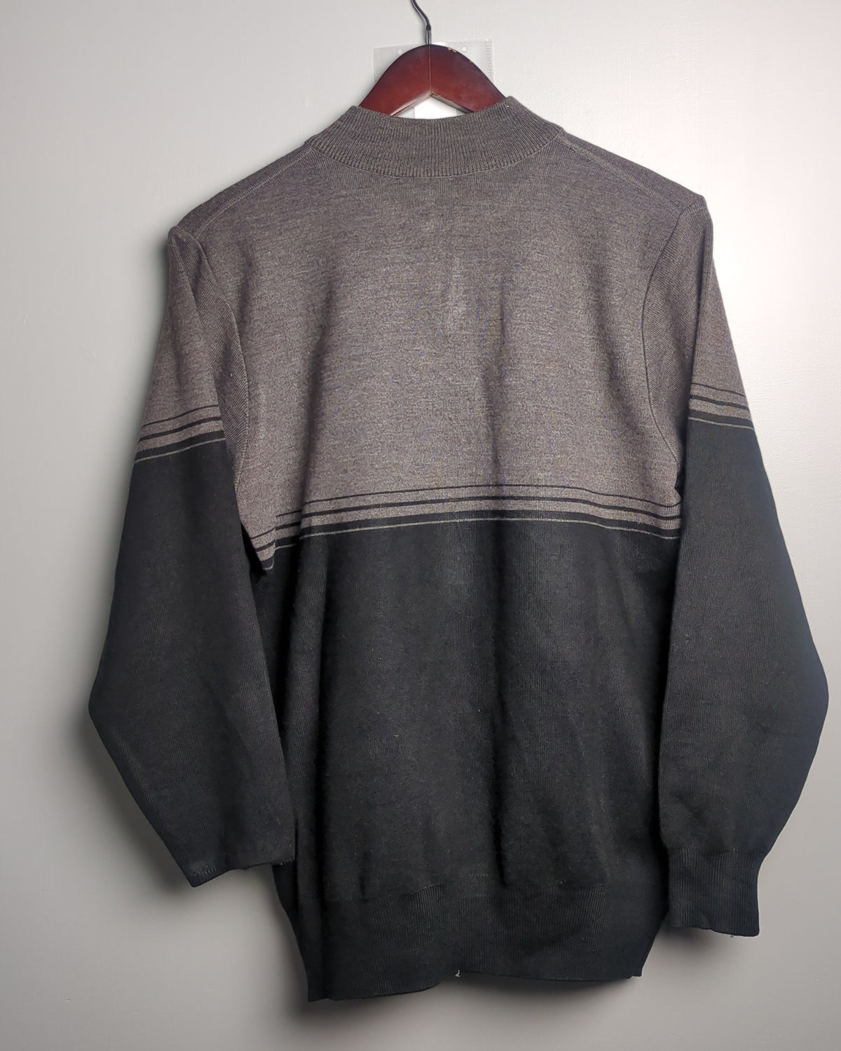 Gray Zip Sweater