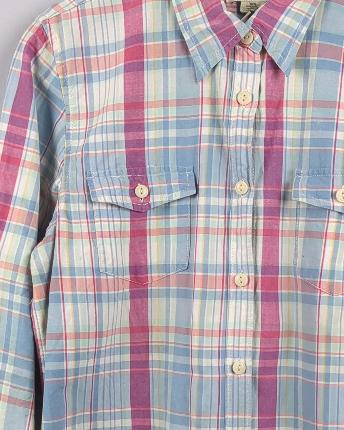 Blue Plaid Shirt
