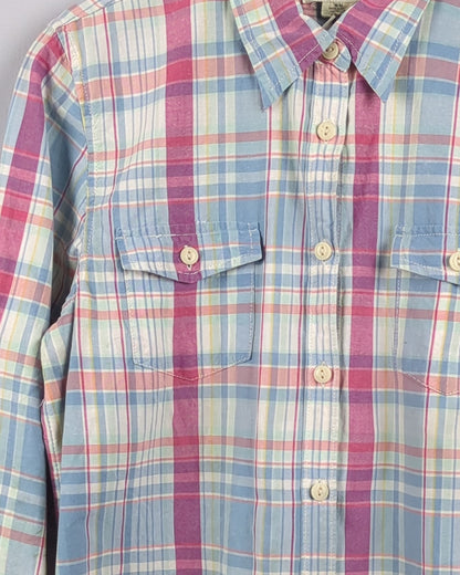 Blue Plaid Shirt