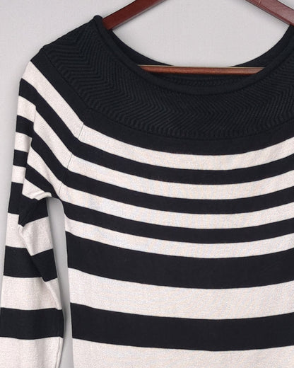 Black Striped Sweater