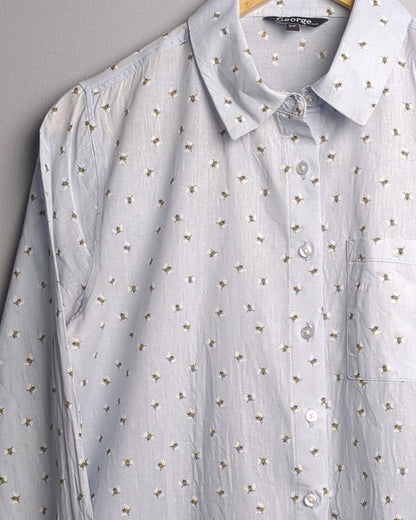 George Blue Button Shirt