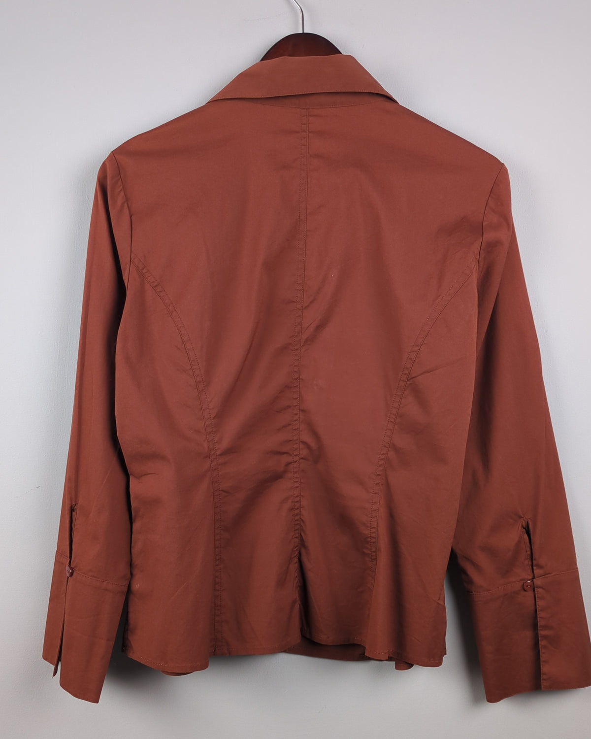 Brown Button-Down Shirt