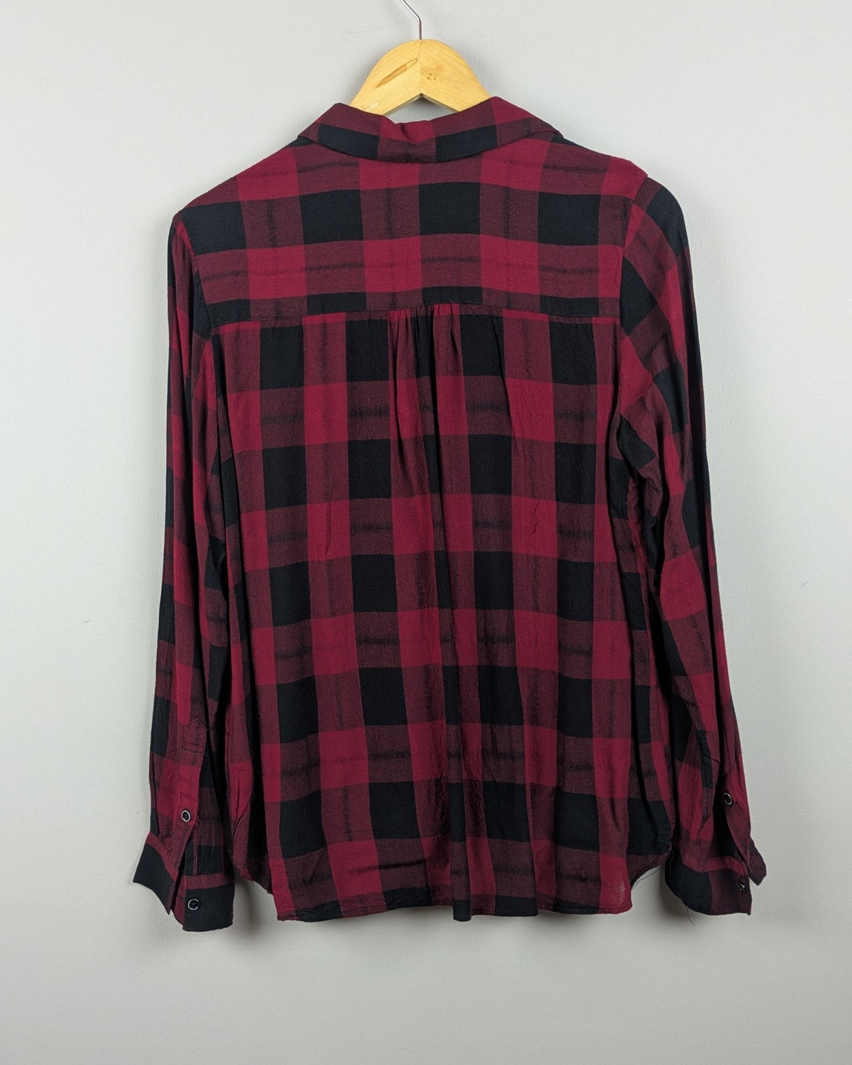 Wine Wrap Blouse