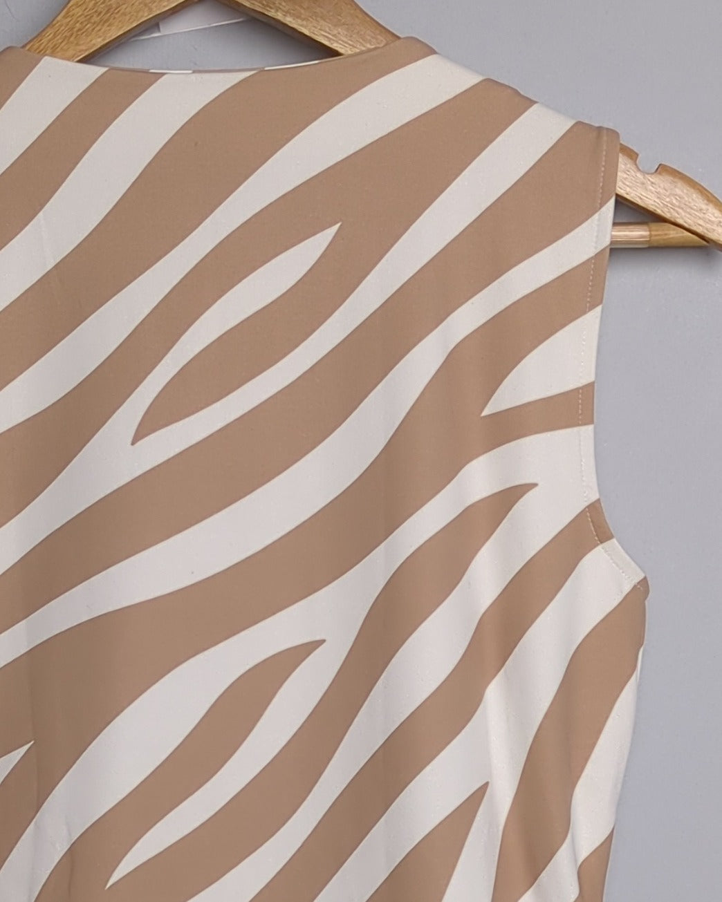Ann Taylor Beige Printed Women's Top