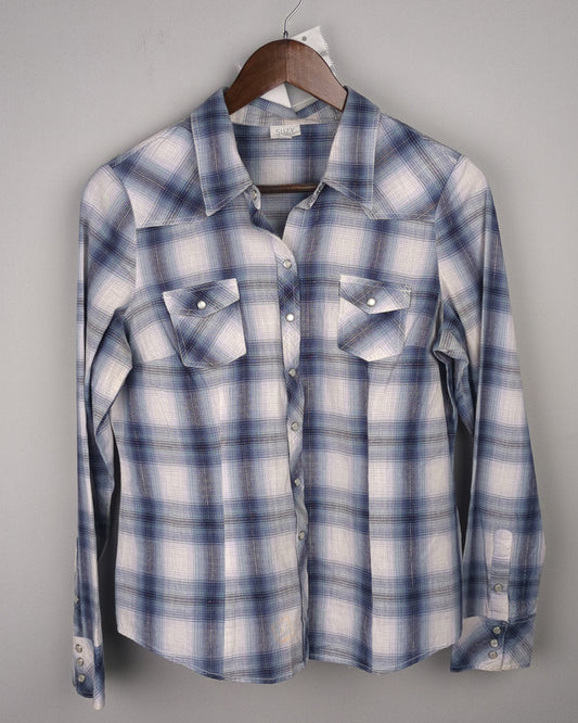 Suzy Blue Plaid Shirt