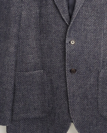 Taka-Q Blue Textured Blazer