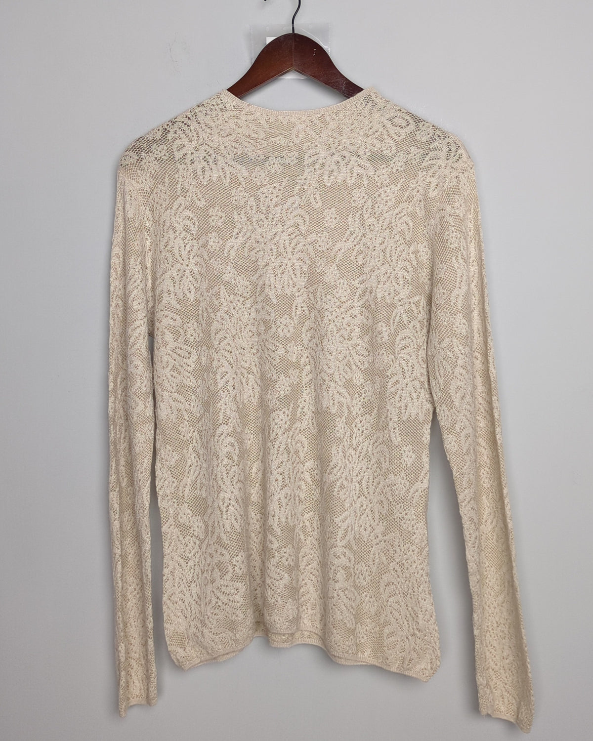 Beige Lace Top