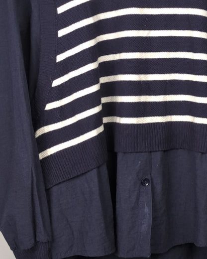 Blue Layered Sweater