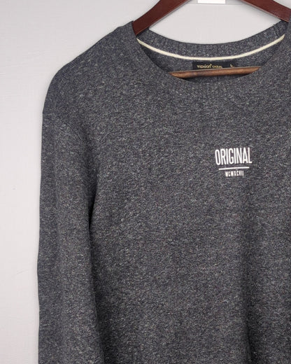 Yishion Gray Graphic Sweatshirt