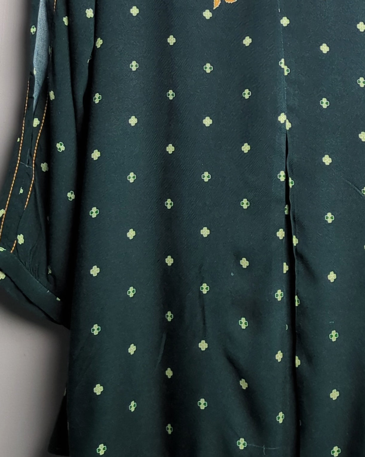 Green Floral Tunic
