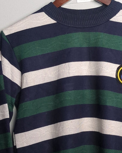 Blue Striped Sweater