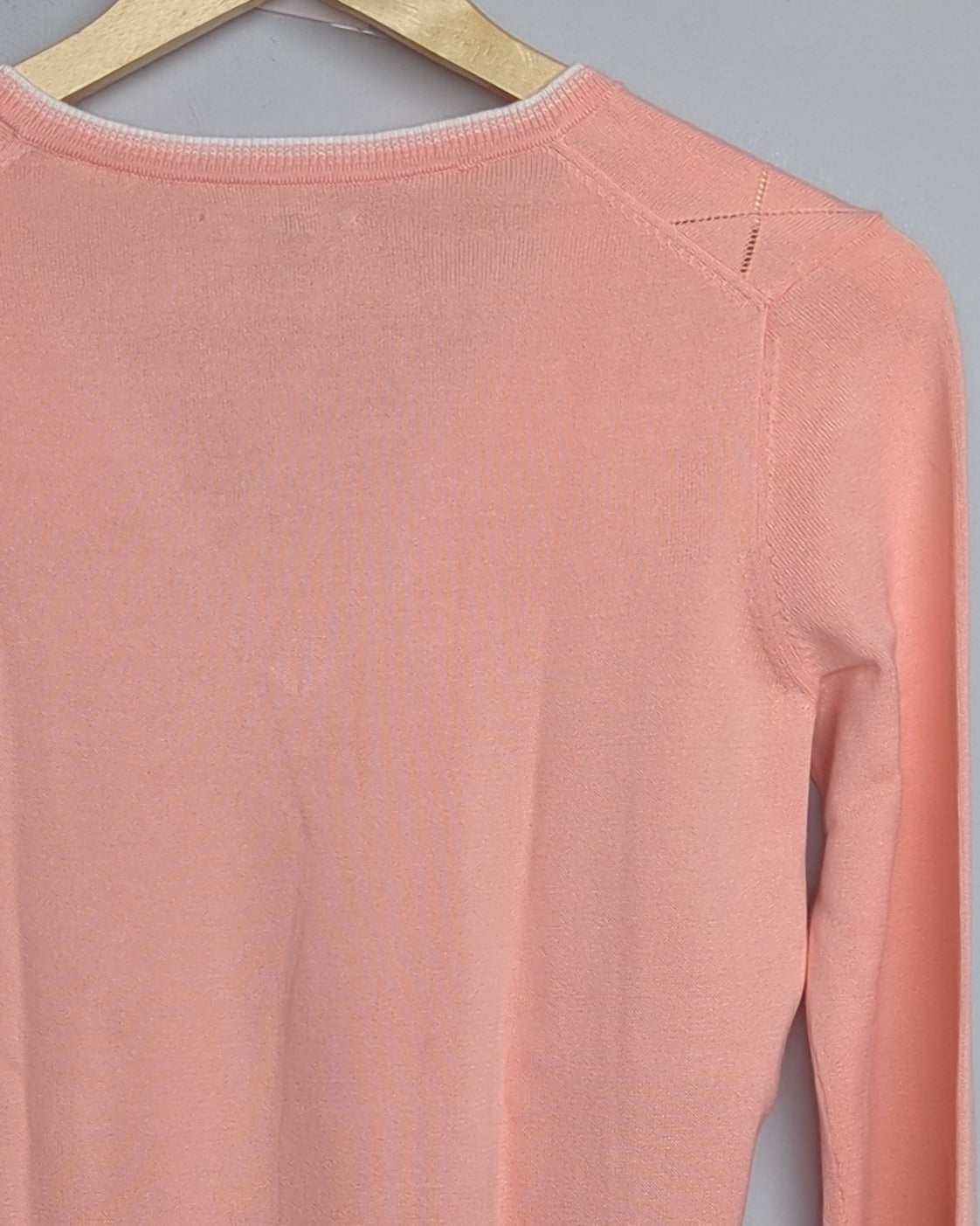 Tommy Hilfiger Pink V-Neck Sweater